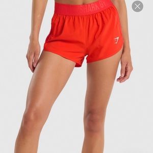 Gymshark Red Training/Running Shorts